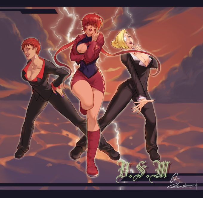 King of Fighters – Spade-m – Shermie, Vice, Mature