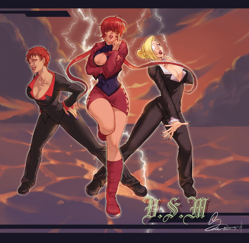 King of Fighters - Spade-m - Shermie, Vice, Mature. 