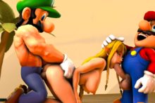 Super Mario Bros., The Legend of Zelda – Hentaiforeva – Mario, Luigi, Zelda 2