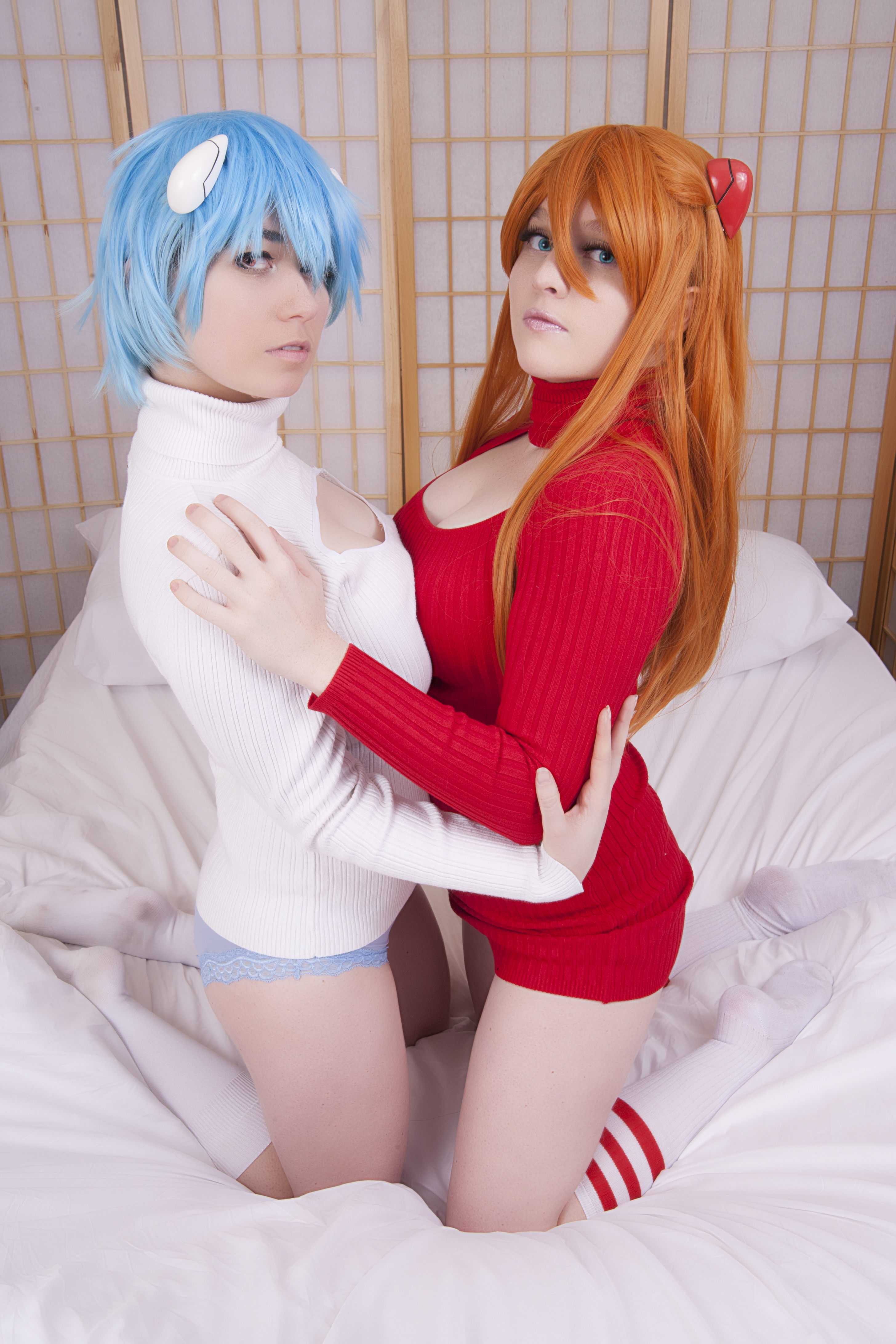Neon Genesis Evangelion – Usatame, Foxy – Asuka, Rei