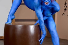X-Men – Nicole, Charles, Xander – Mystique, Wolverine, Cyclops (121)