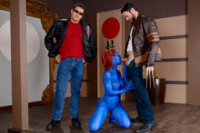 X-Men – Nicole, Charles, Xander – Mystique, Wolverine, Cyclops (180)