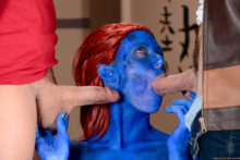 X-Men – Nicole, Charles, Xander – Mystique, Wolverine, Cyclops (200)