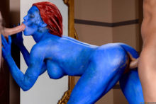 X-Men – Nicole, Charles, Xander – Mystique, Wolverine, Cyclops (255)