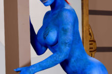 X-Men – Nicole, Charles, Xander – Mystique, Wolverine, Cyclops (49)