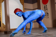 X-Men – Nicole, Charles, Xander – Mystique, Wolverine, Cyclops (77)
