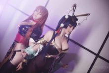 DoA – Smirka, Milena Hime – Kasumi, Nyotengu (4)