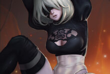 Yorha No.2 Type B – AromaSensei – Nier Automata Hentai 3