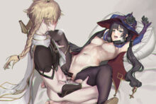 Aether and Mona – Janggun – Genshin Impact Hentai 2