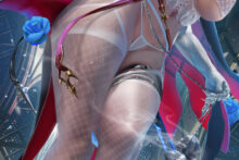 Rosaria – Sakimichan – Genshin Impact Hentai 19