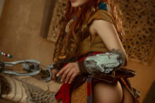 Aloy – Kalinka Fox – Horizon Zero Dawn Hentai Cosplay (6)