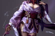Raiden Shogun – Kalinka Fox – Genshin Impact Hentai Cosplay (2)