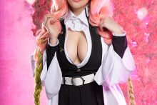 Kanroji Mitsuri – Helly von Valentine – My Hero Academia Hentai Cosplay (4)