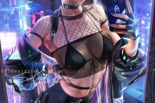 Jett – Sakimichan – Valorant Hentai 3