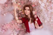 Aerith Gainsborough – Helly von Valentine – Final Fantasy VII Hentai Cosplay (2)