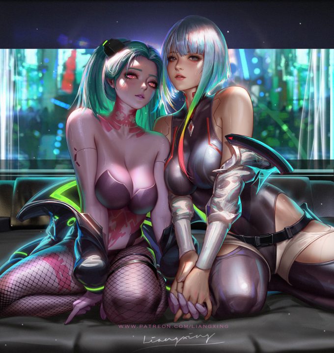 Rebecca and Lucy – Liang Xing – Cyberpunk Edgerunners