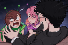 Ayase Momo, Shiratori Aira and Takakura Ken – Afrobull – Dandadan Hentai 4